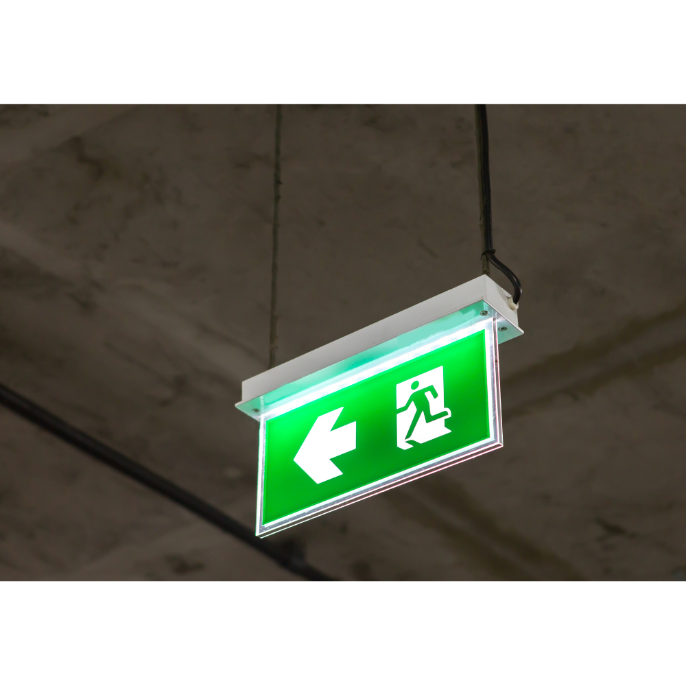 Emergency Exit Lighting Install